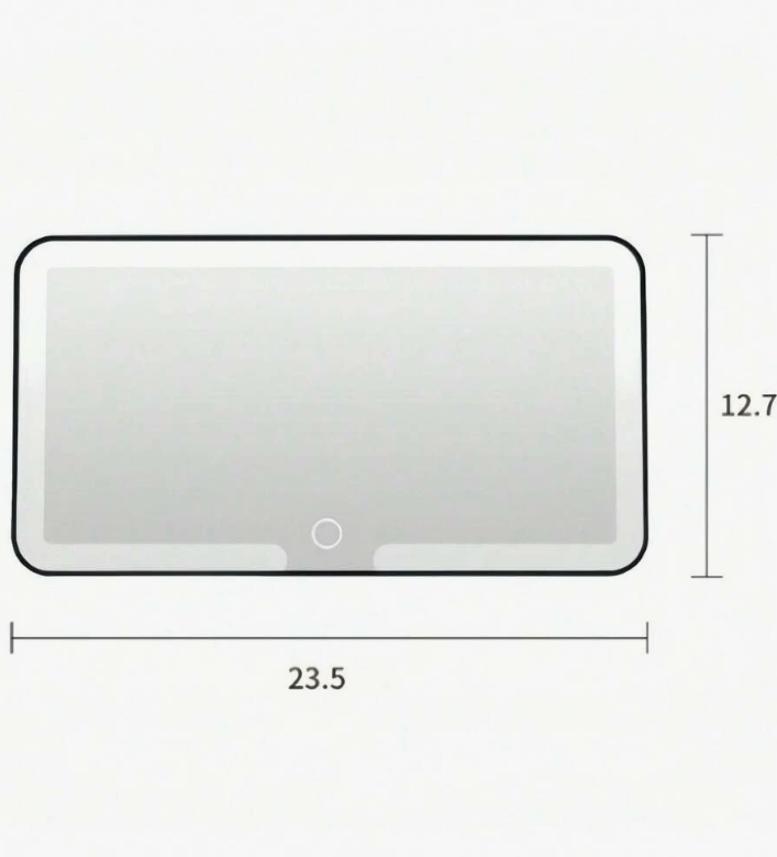 LED Makeup Visor Mirror